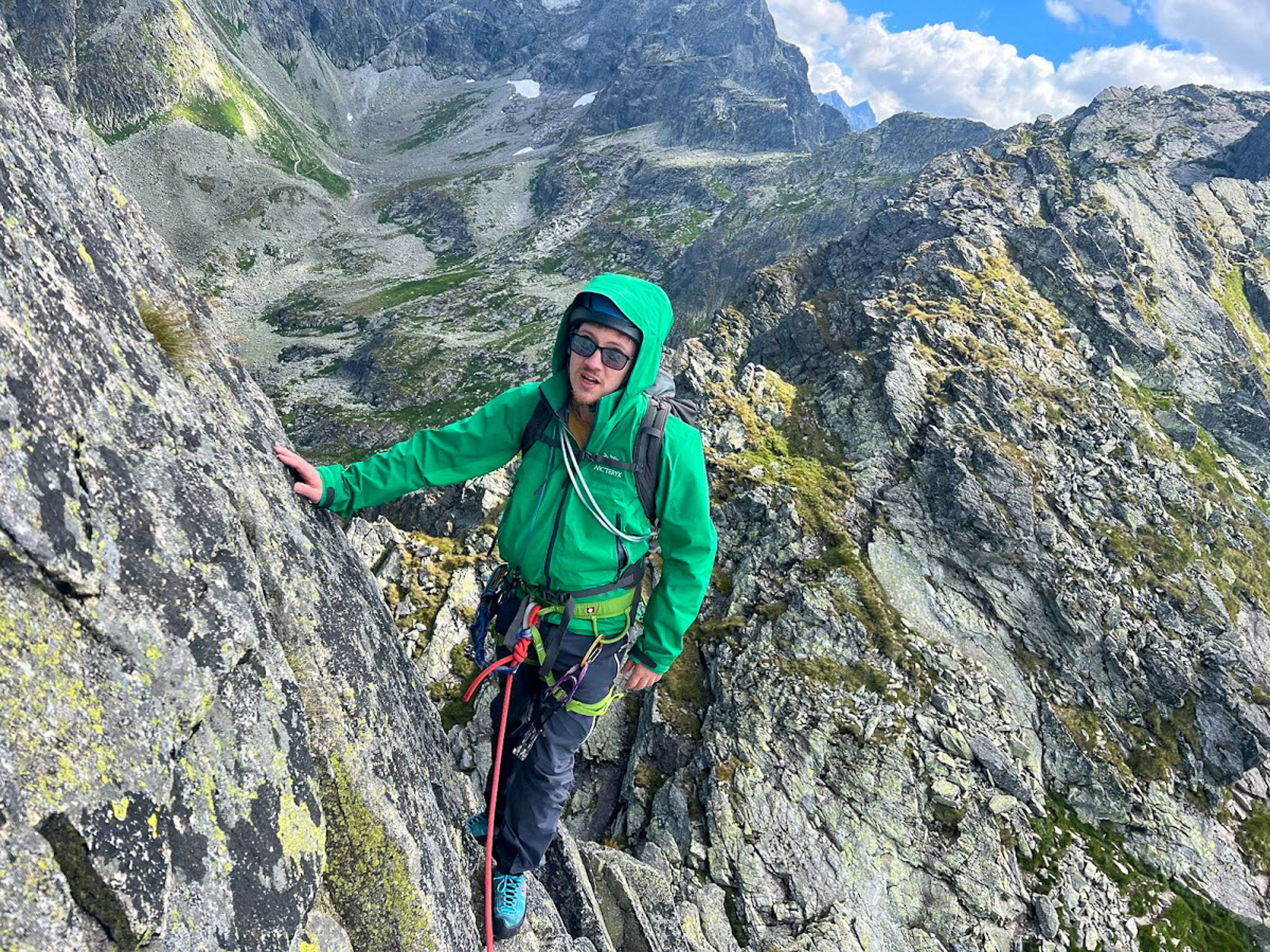 Za mną cała grań którą dziś przeszliśmy