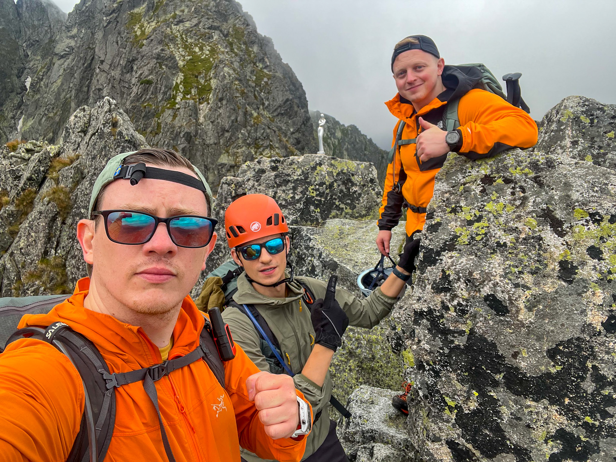 Na szczycie Jastrzębiej Turni